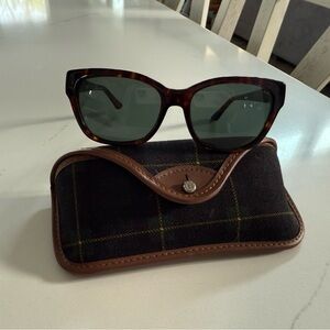 Polo by Ralph Lauren Tortoise Sunglasses with Brown Case